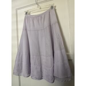 VINTAGE ***AQUA*** 1990s Skirt Slip Petticoat Size XS Lavender Purple Mesh Layer